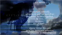 Lo siento - La Poesía de la Mala Vida