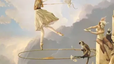 Una escena del mundo flotante