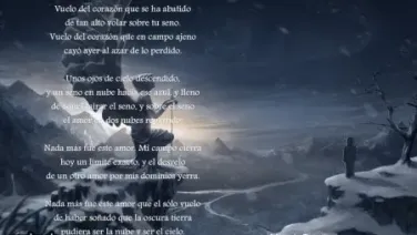 Vuelo del corazón que se ha abatido...